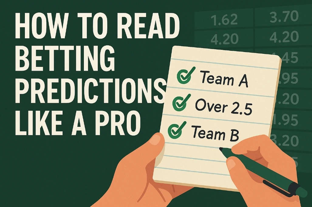 How to Read Betting Predictions Like a Pro: A Beginner’s Guide for African Bettors