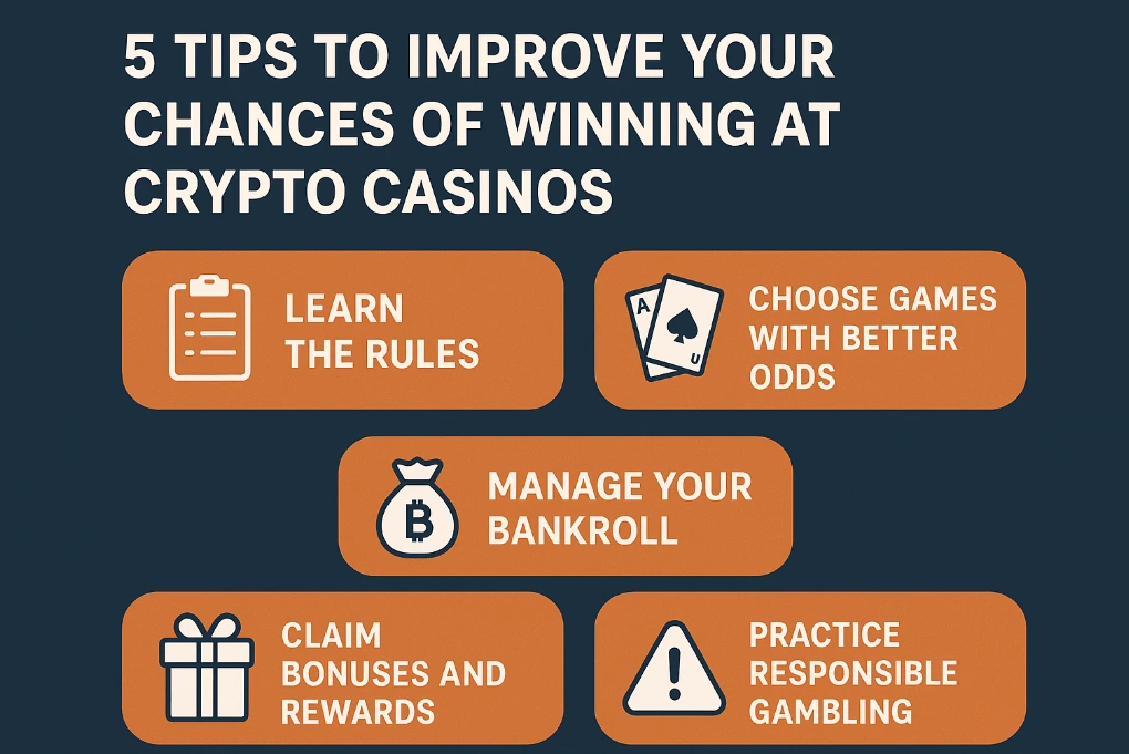 5 Tips To Improve Your Chances of Winning at Crypto Casinos