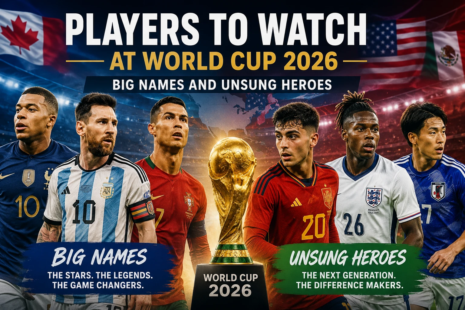 Players to Watch at World Cup 2026 - Big Names and Unsung Heroes